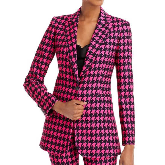 Alice & Olivia Breann Houndstooth Blazer - 150th Anniversary for Bloomingdale’s - Picture 2 of 12